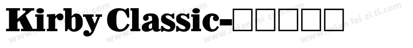 Kirby Classic字体转换
